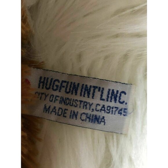 Hugfun Brown Puppy Dog Plush Christmas Scarf Hat Bean Bag Stuffed Animal‎ 16" - Picture 7 of 7